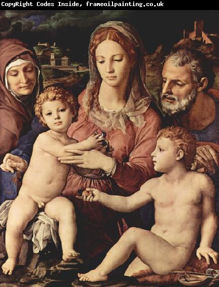 Angelo Bronzino Anna und Johannes dem Taufer